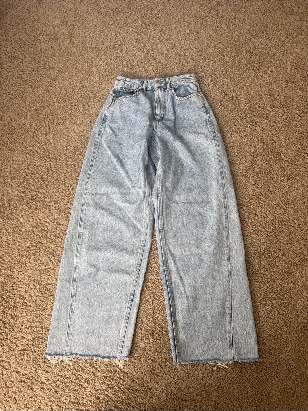Garage Light Blue Wide Leg Jeans
